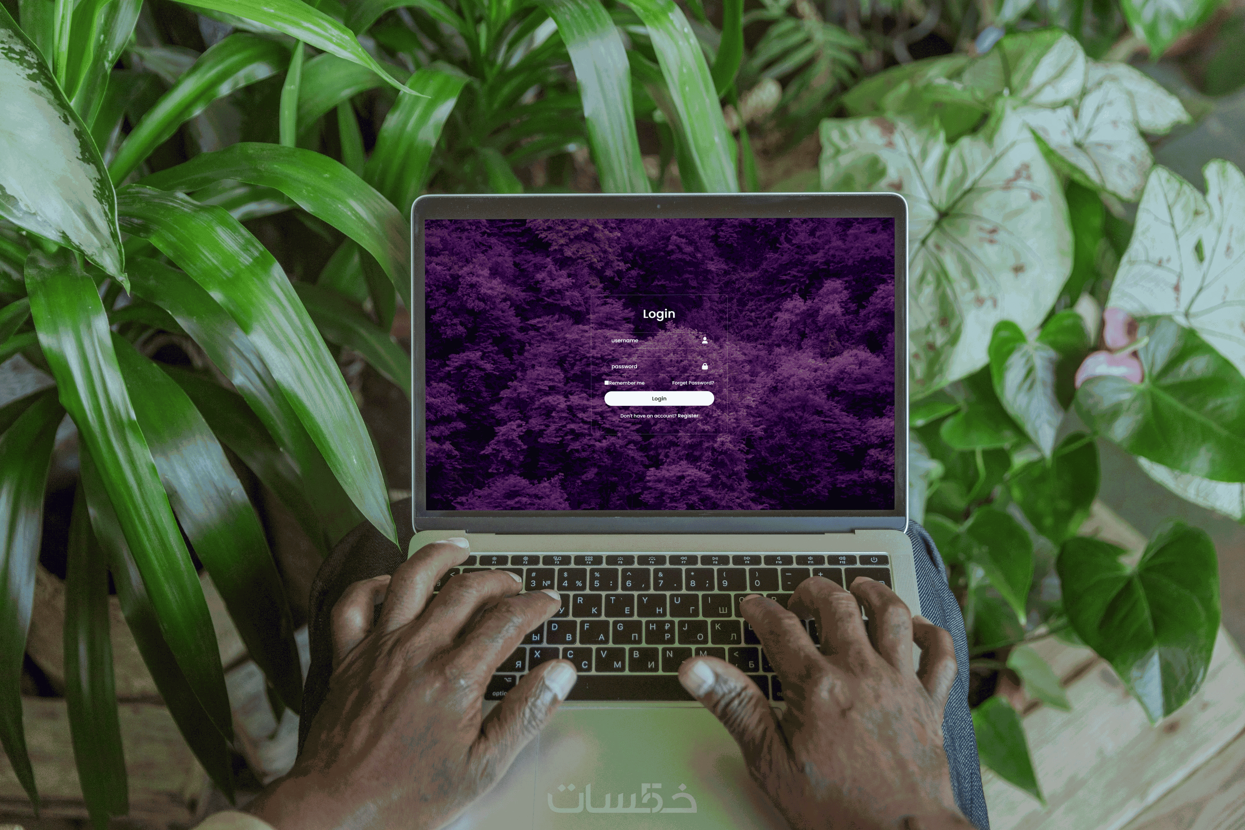 تصميم صفحة تسجيل دخول بـ HTML وCSS وBootstrap وJavaScript - خمسات