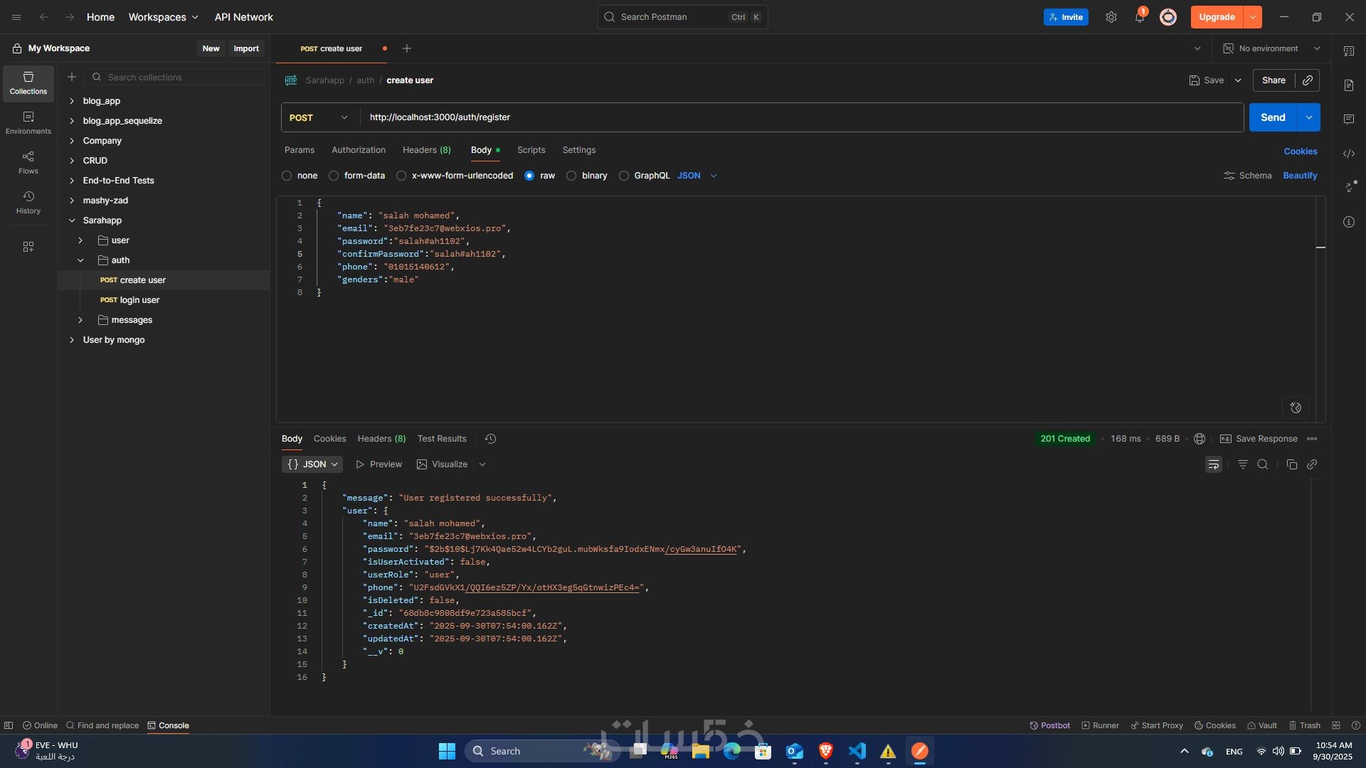 تطوير Backend احترافي باستخدام Node.js وExpress وMongoDB - خمسات