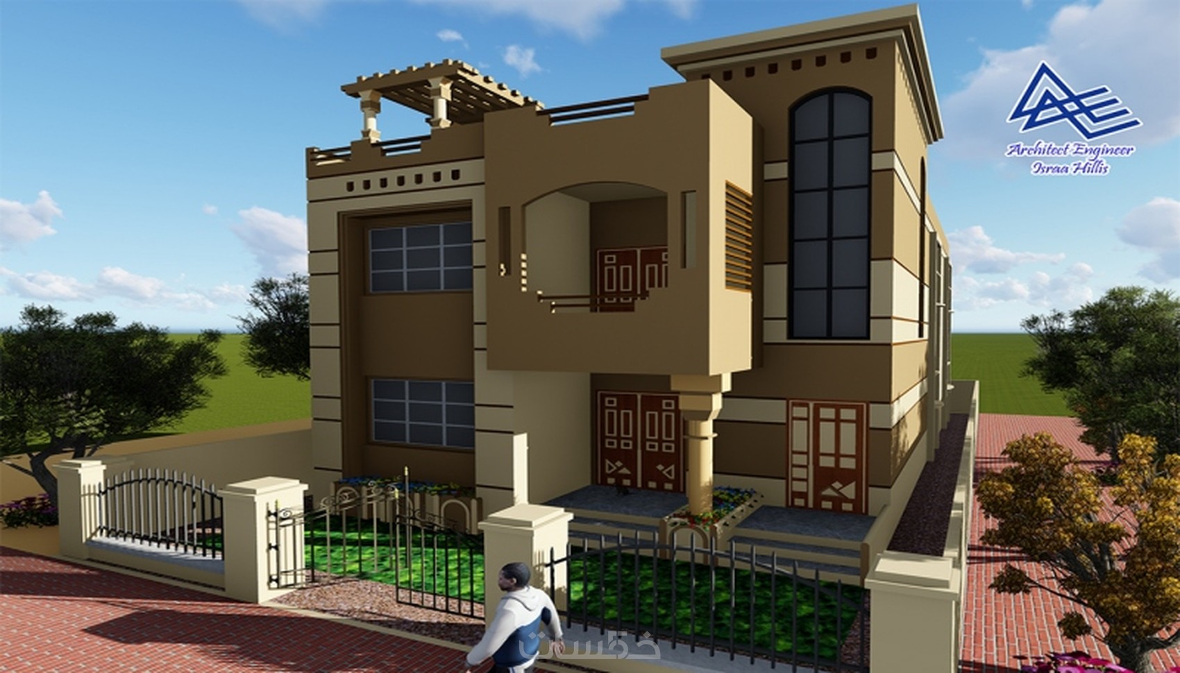 تصميمات 3D (مناظير داخليه وخارجيه) 5 للمتر الربع خمسات
