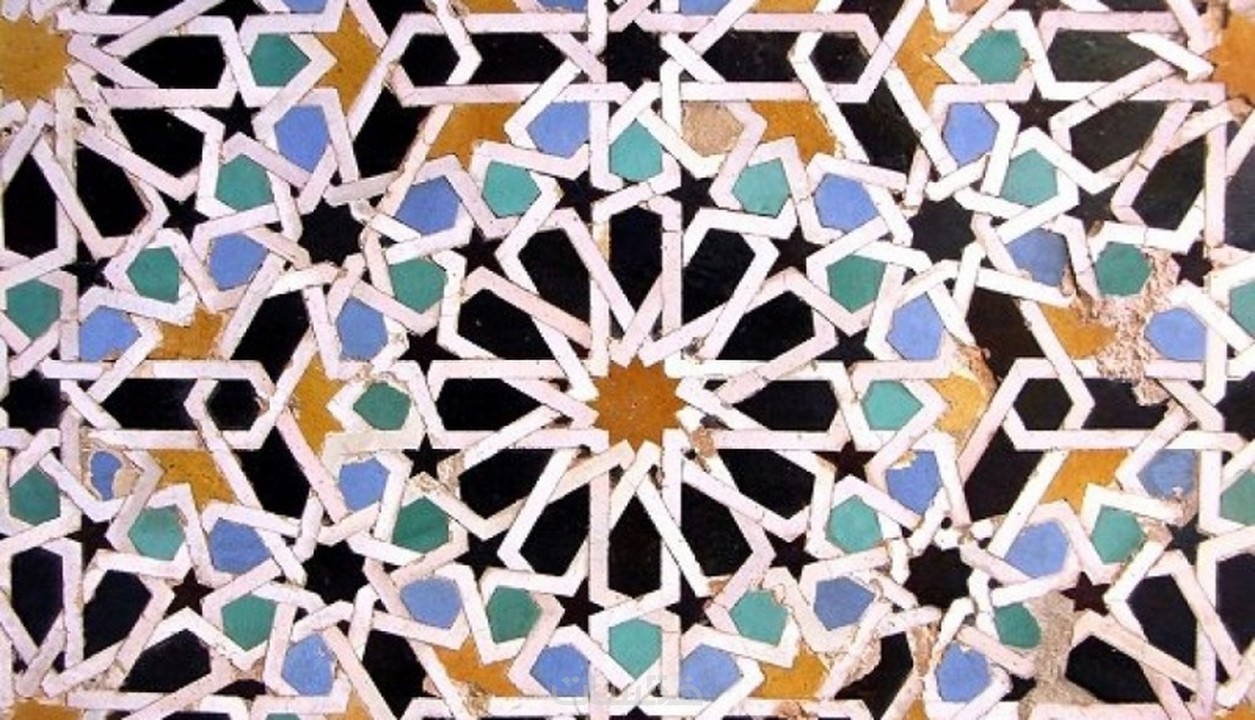 زخارف إسلامية هندسية ، مغربية أندلسية ( لإستعمالات متعددة ) خمسات
