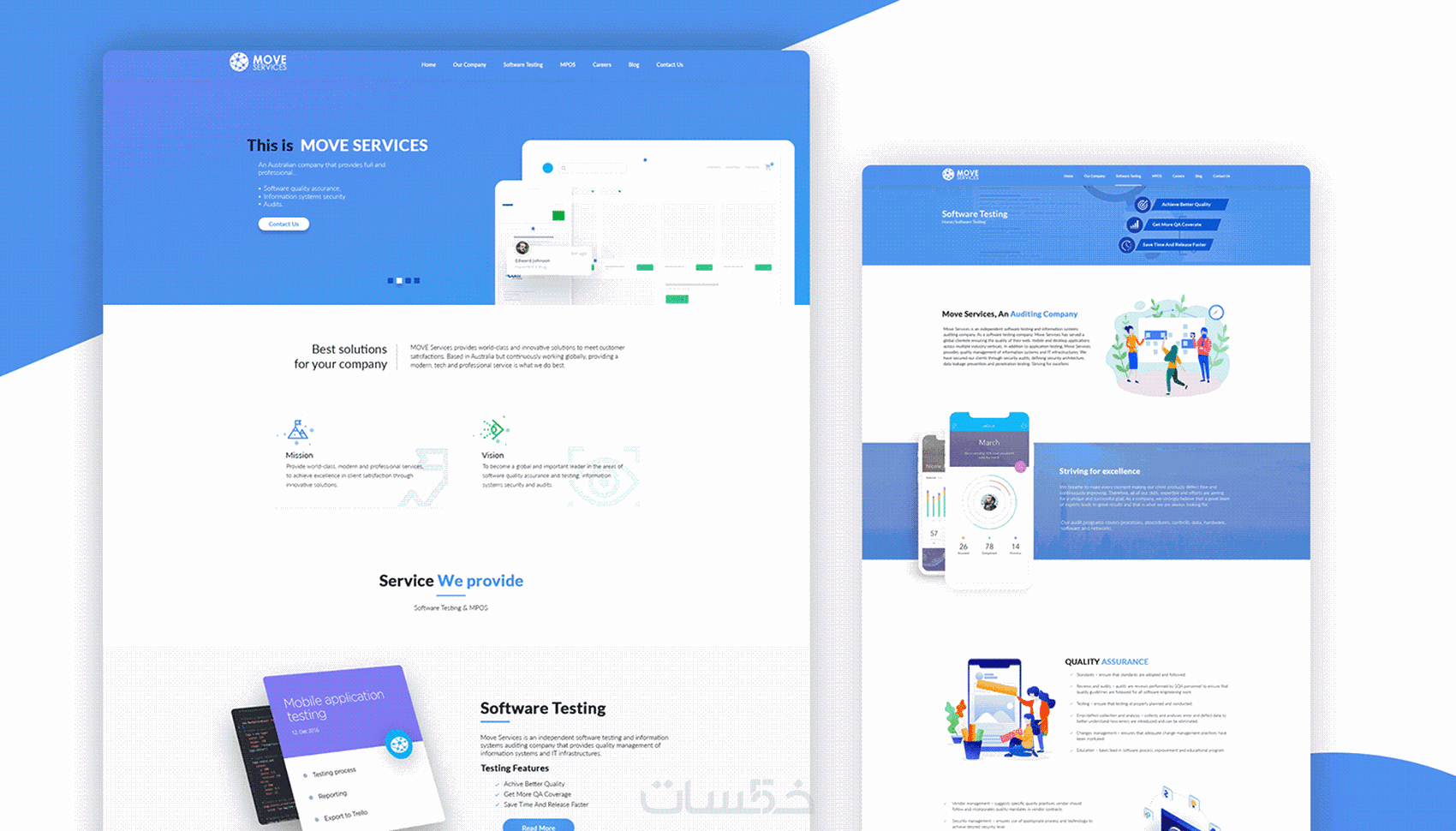 تصميم UI UX مواقع وتطبيقات - خمسات
