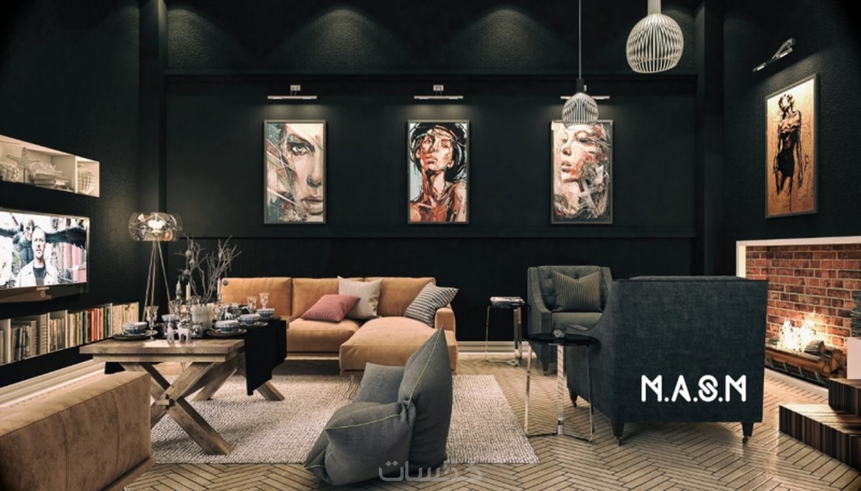 تصميم إحترافي ثلاثي الأبعاد ، ديكورات داخلية وخارجية خمسات تصميم إحترافي ثلاثي الأبعاد ، ديكورات داخلية وخارجية خمسات