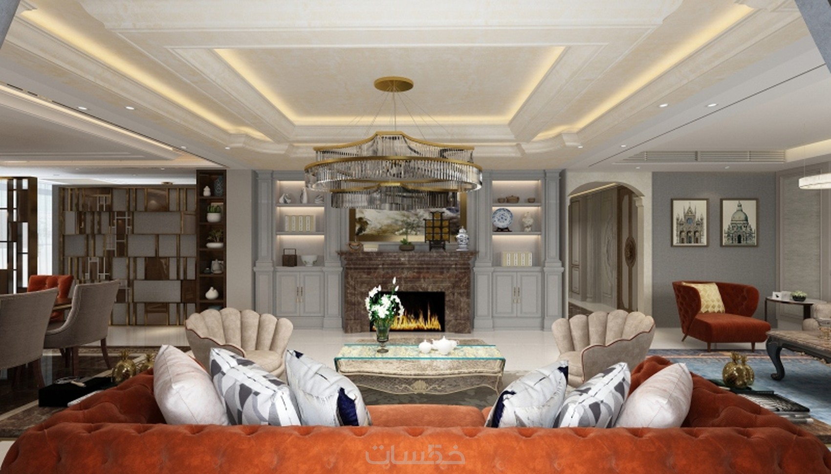 تصميمات داخلية (ديكور) ثري دي 3D .. ال10 متر مربع ب 5 خمسات