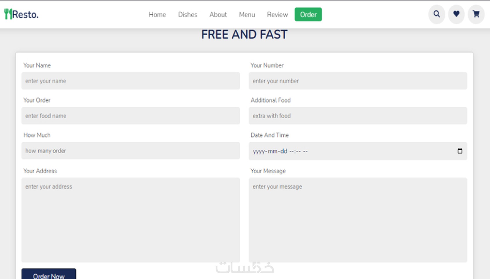 تصميم وكتابة اكواد صفحات ويب HTML 5 & CSS3 & JS - خمسات