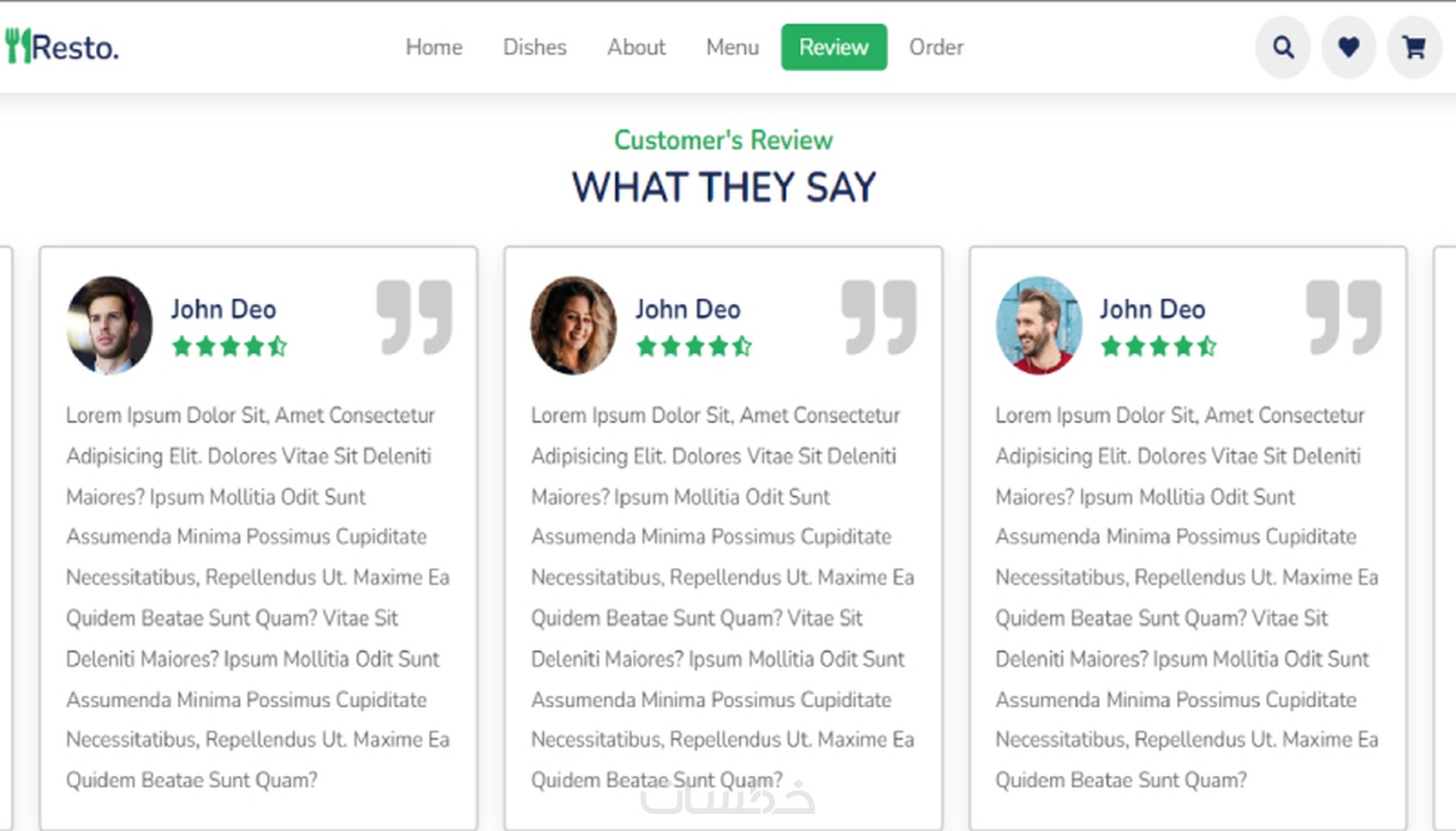 تصميم وكتابة اكواد صفحات ويب HTML 5 & CSS3 & JS - خمسات