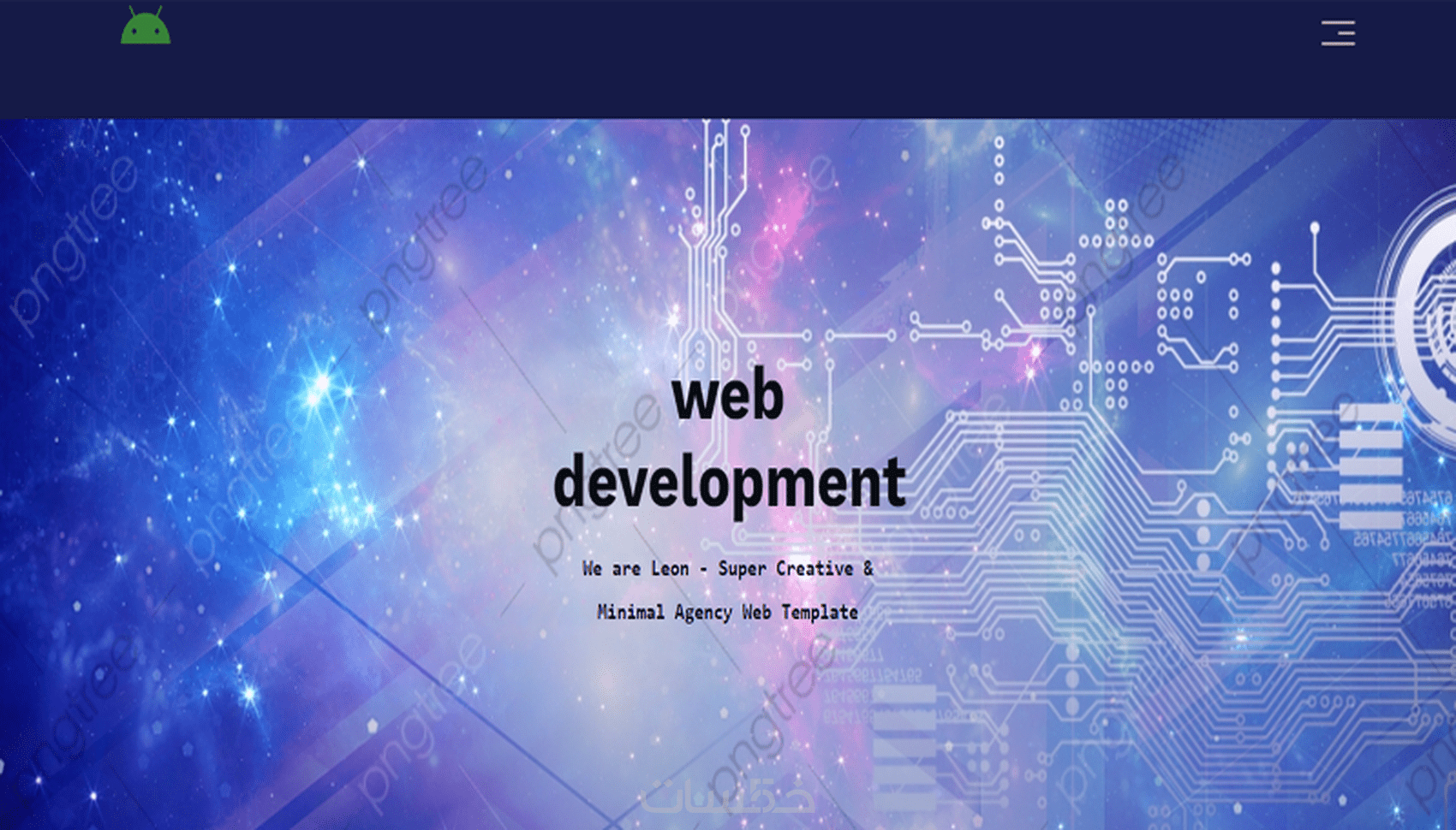 تصميم قالب Html & Css متجاوب مع كل الشاشات - خمسات
