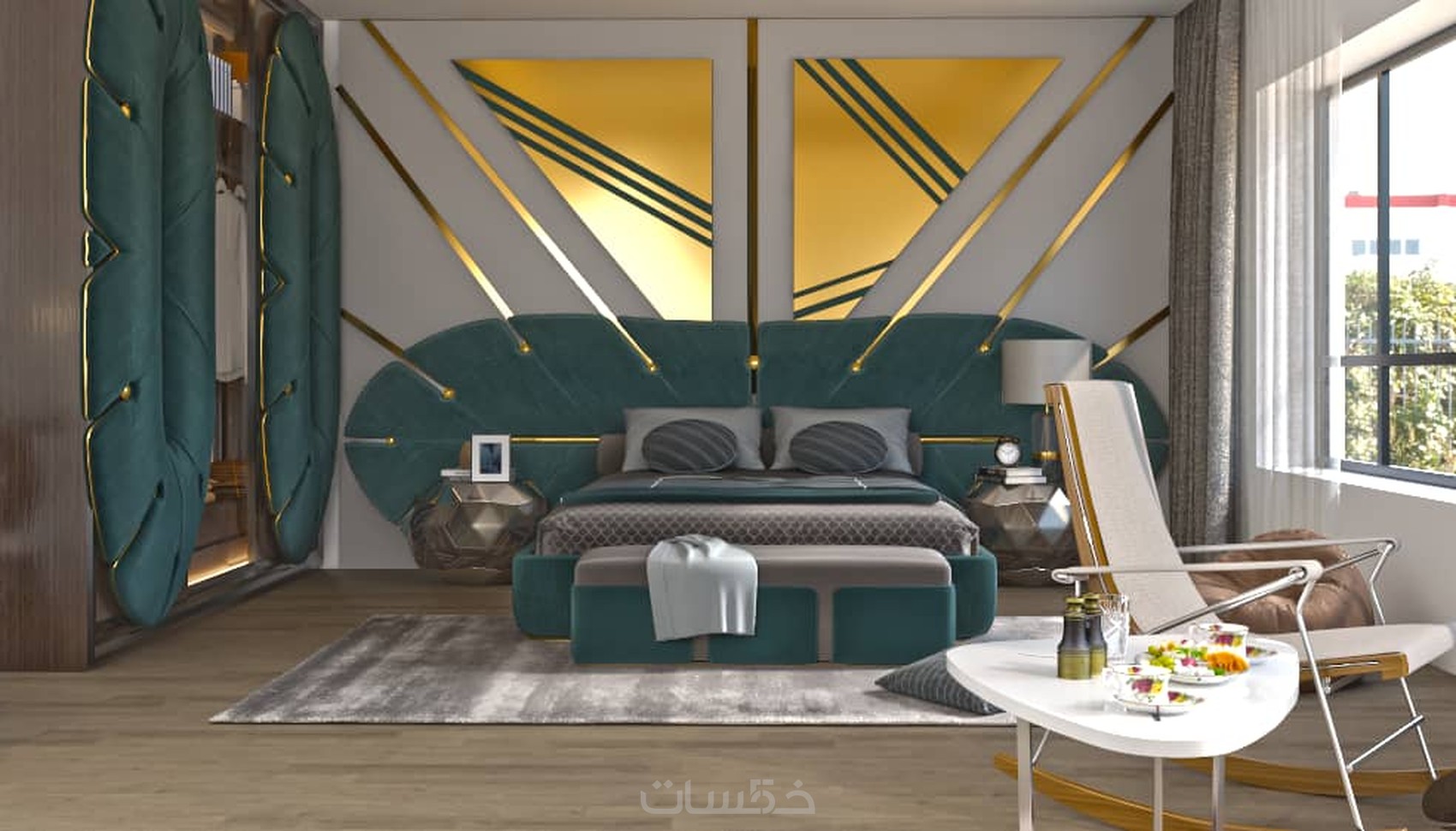 تصميم ديكور داخلي و خارجي ثلاثي الابعاد 3D - خمسات