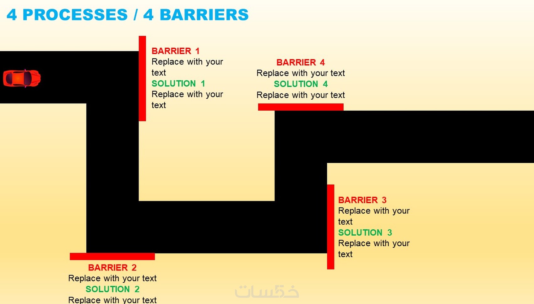 Powerpoint Ready Graphics PowerPoint Ready-made Bundle حزمة باور بوينت جاهزة - خمسات