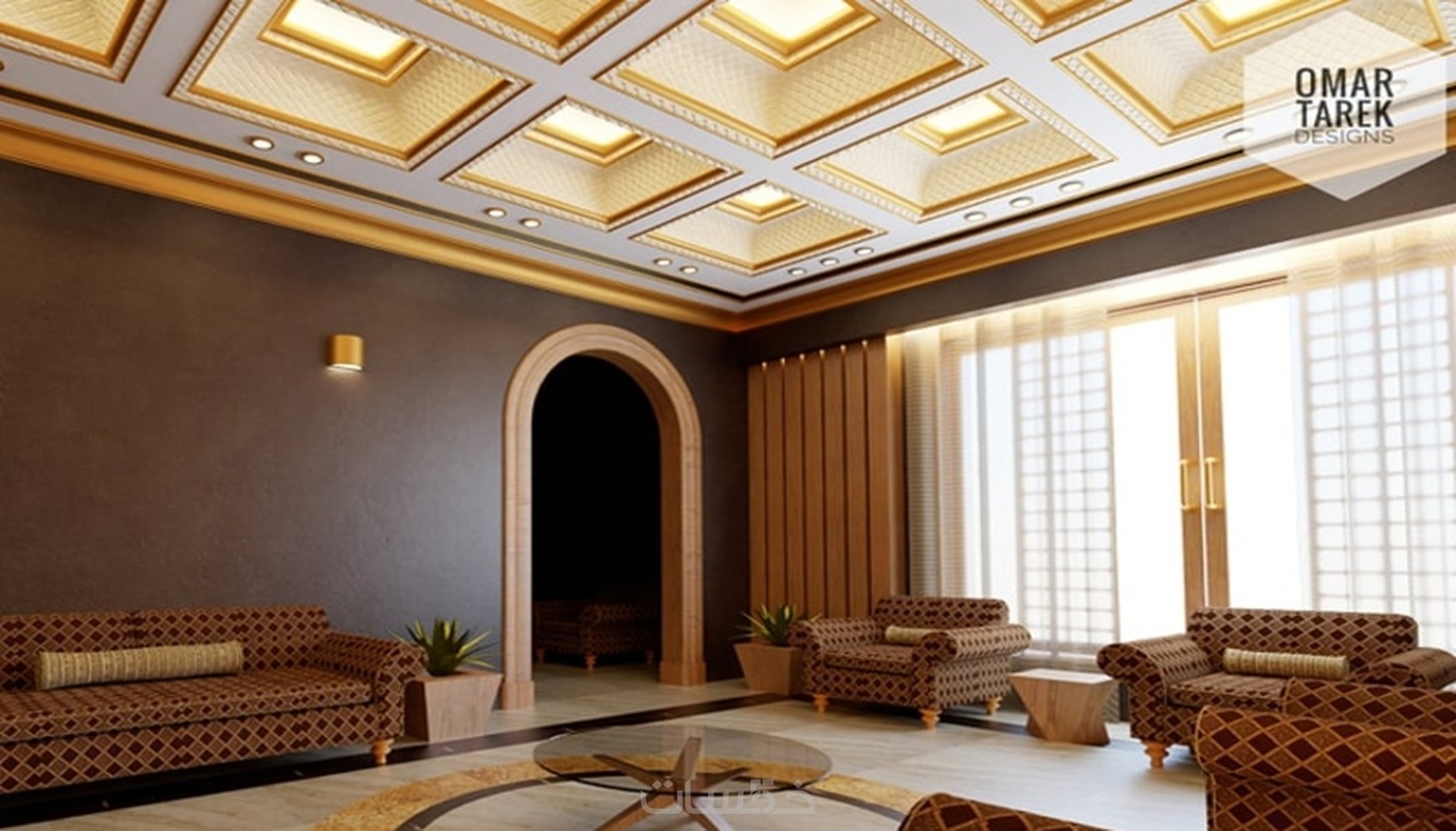 تصميم داخلي وديكور عصري خمسات