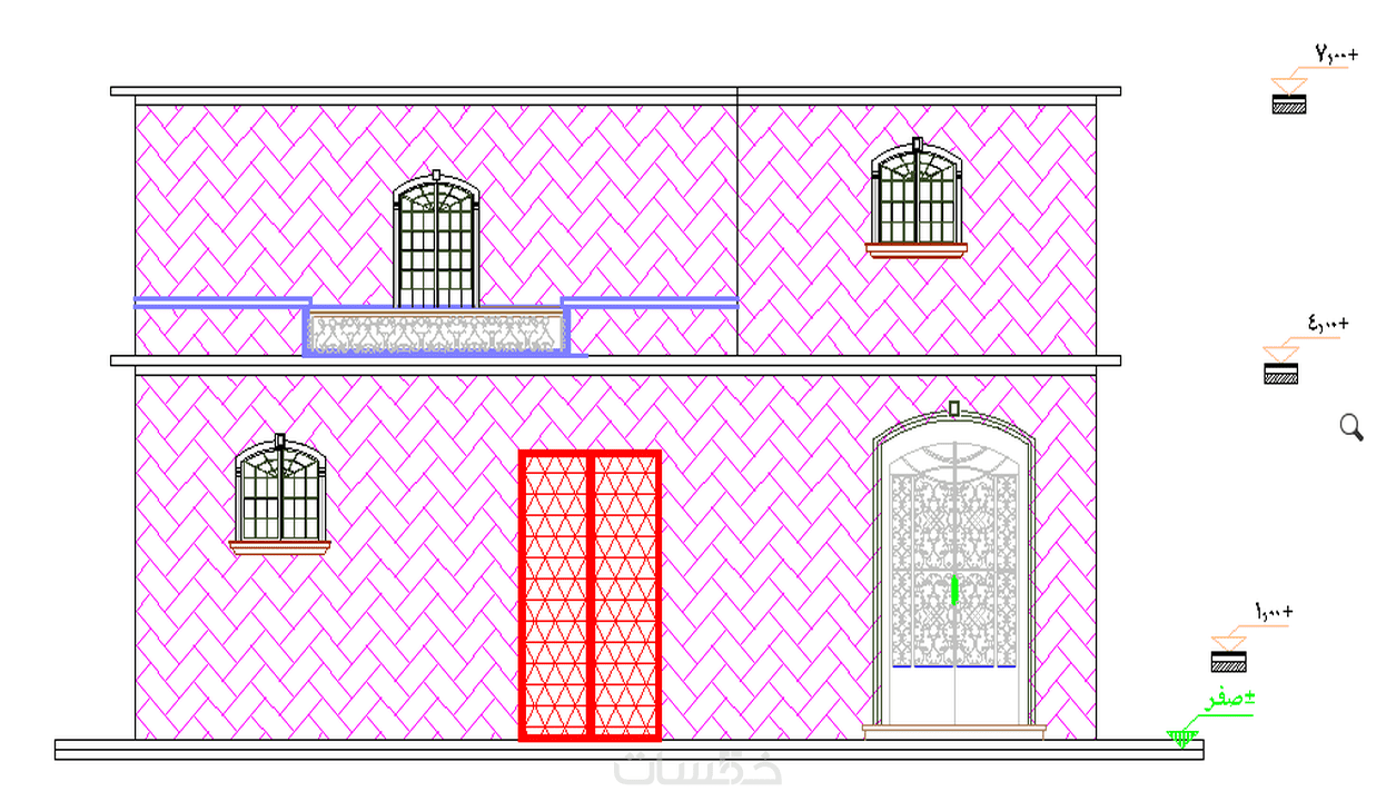 تصميم معماري وإنشائي في اسرع وقت وبدقة تامة خمسات