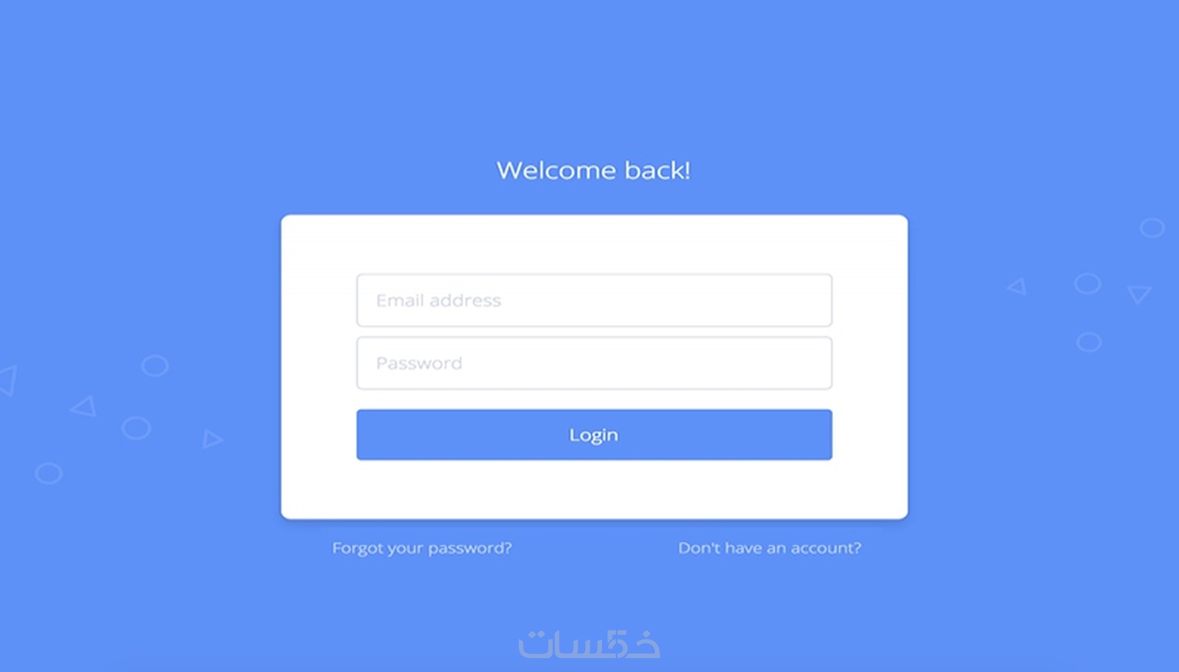 تصميم موقع بسيط و أنيق بلغتي HTML \ CSS - خمسات