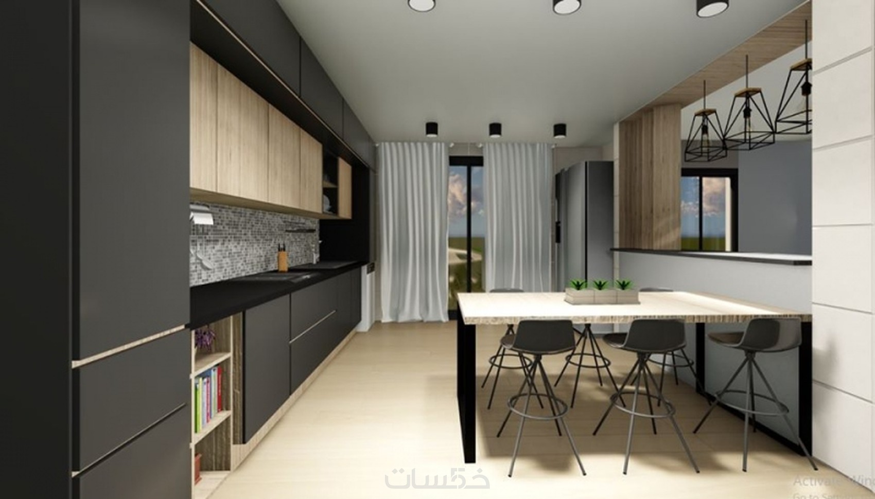 تصميم مطابخ عصرية باحترافية خمسات