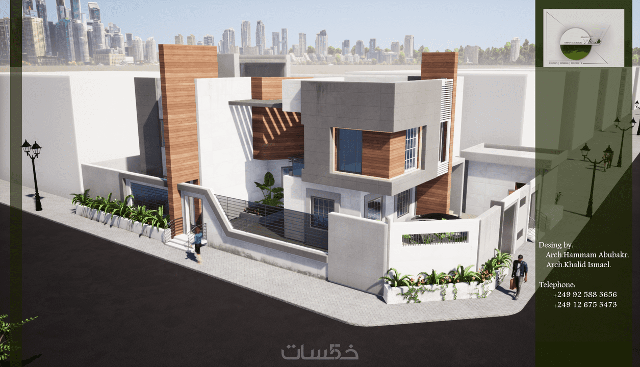 تصميم معماري بسيط وحديث كل ٥ متر مربع مقابل ٥ دولار خمسات 8711