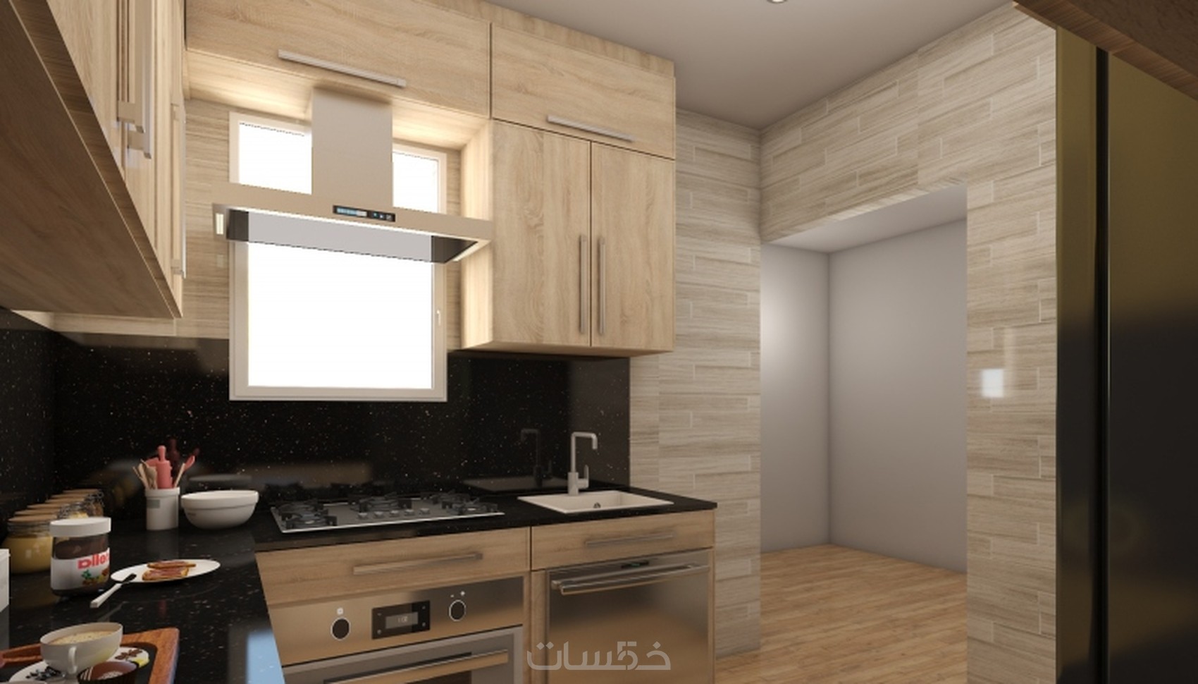 تصميم مطابخ 3dmax خمسات