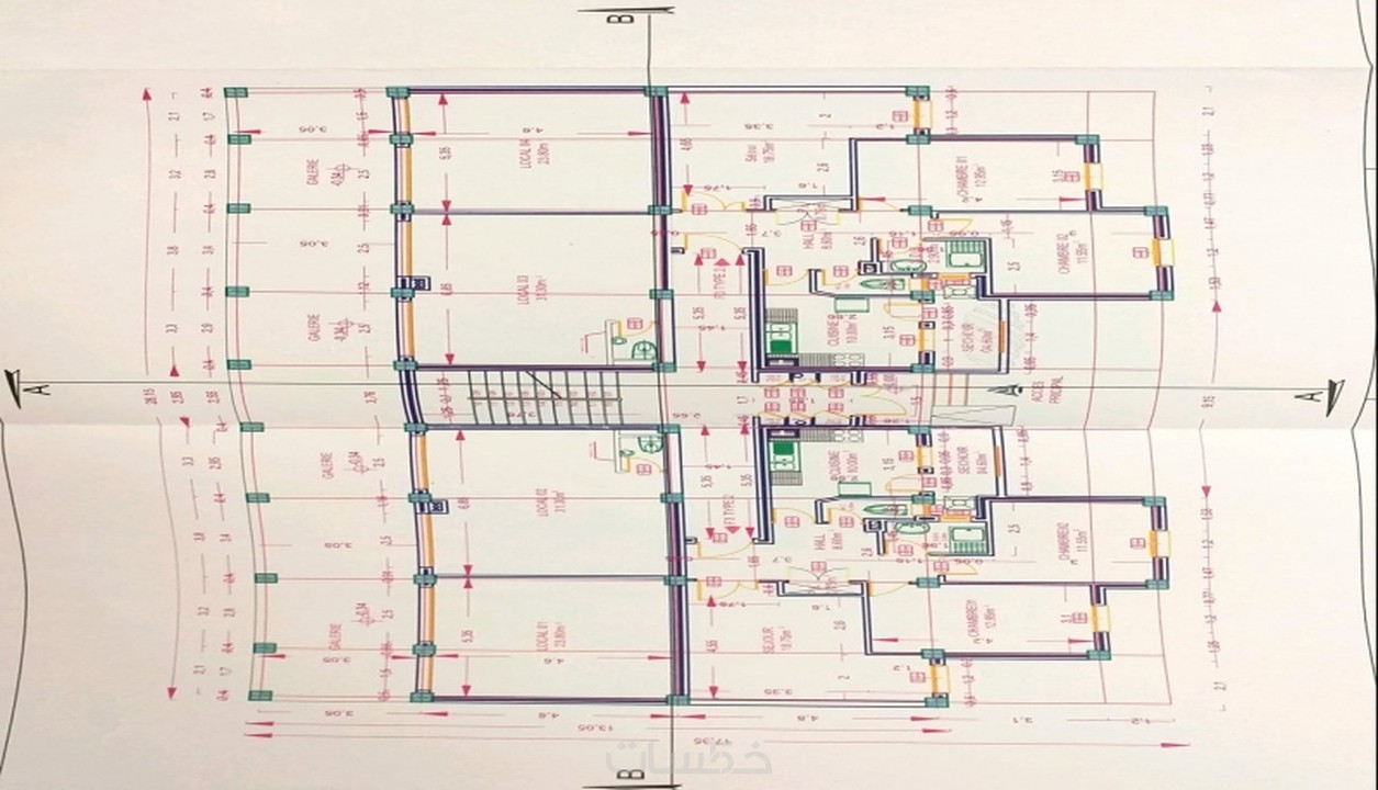 اقدم رسم هندسي معماري خمسات