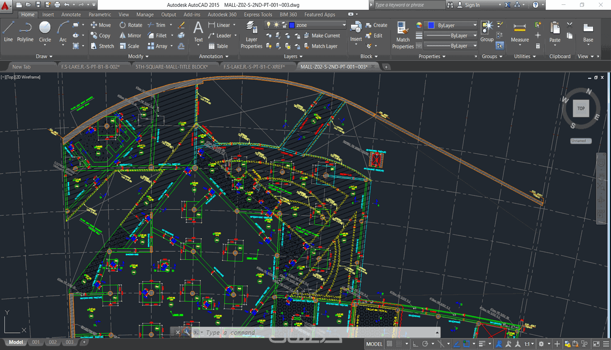 رسم وتصميم مخططات هندسية علي برنامج اوتوكاد Autocad 2d خمسات