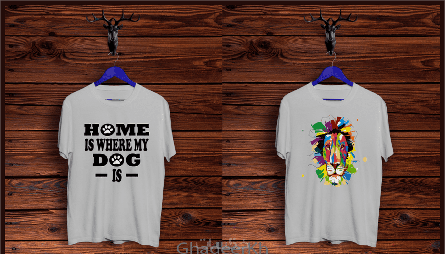 6 تصاميم تيشرتات ابداعية بدون حقوق مقابل 5 دولار خمسات