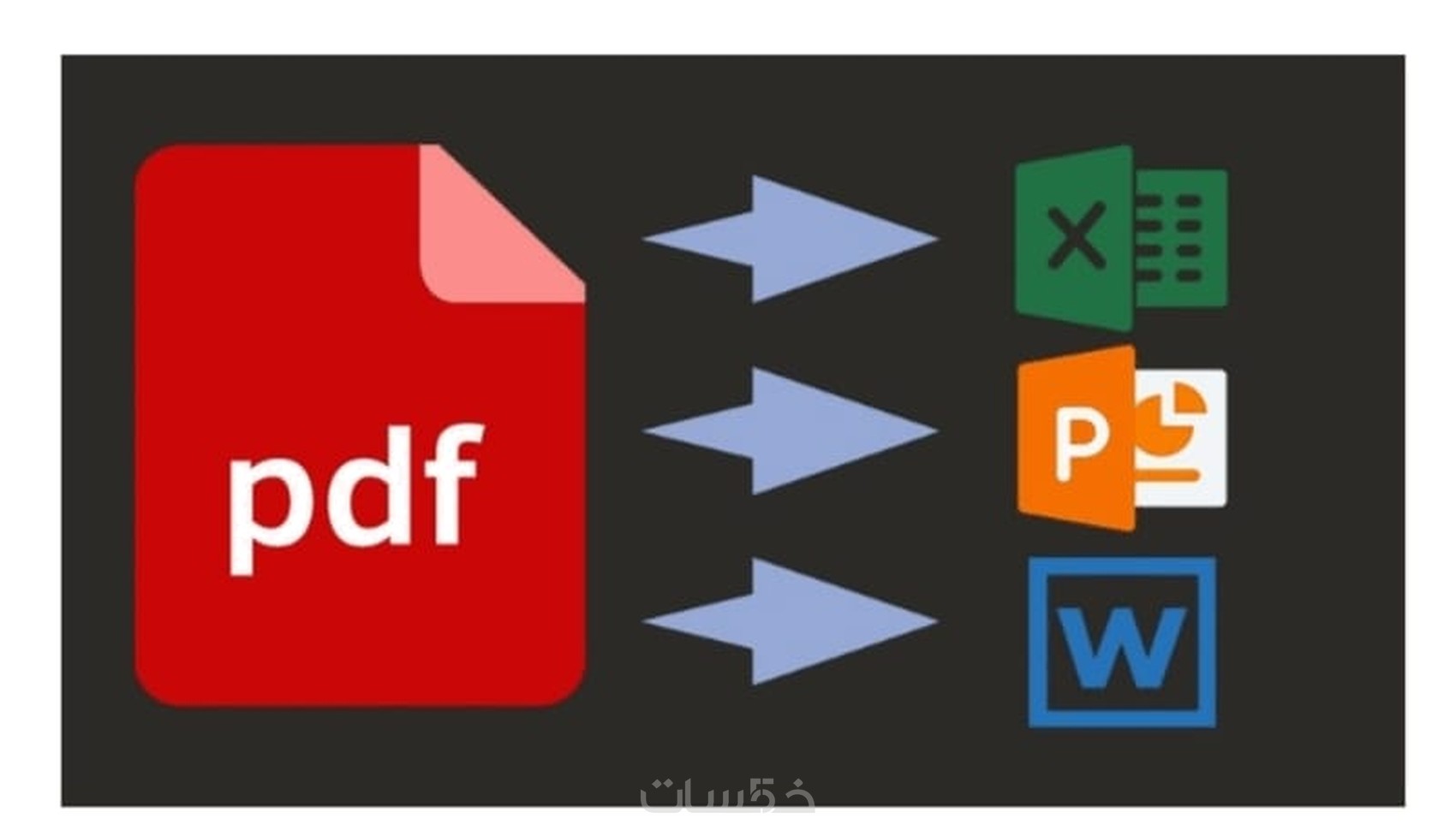 تفريغ وكتابة وادخال بيانات من PDF إلى Word. - خمسات