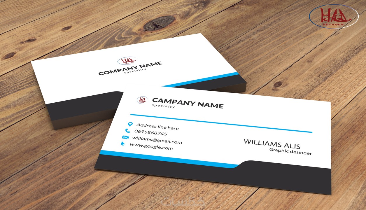 تصميم بطاقة أعمال احترافيةbusiness Card خمسات