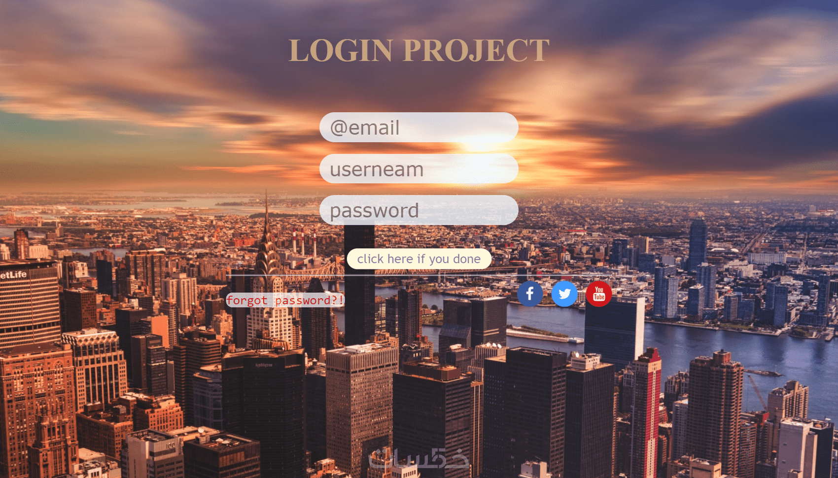 تصميم قوالب مواقع ويب احترافية وجذابة بأستخدام html وcss - خمسات