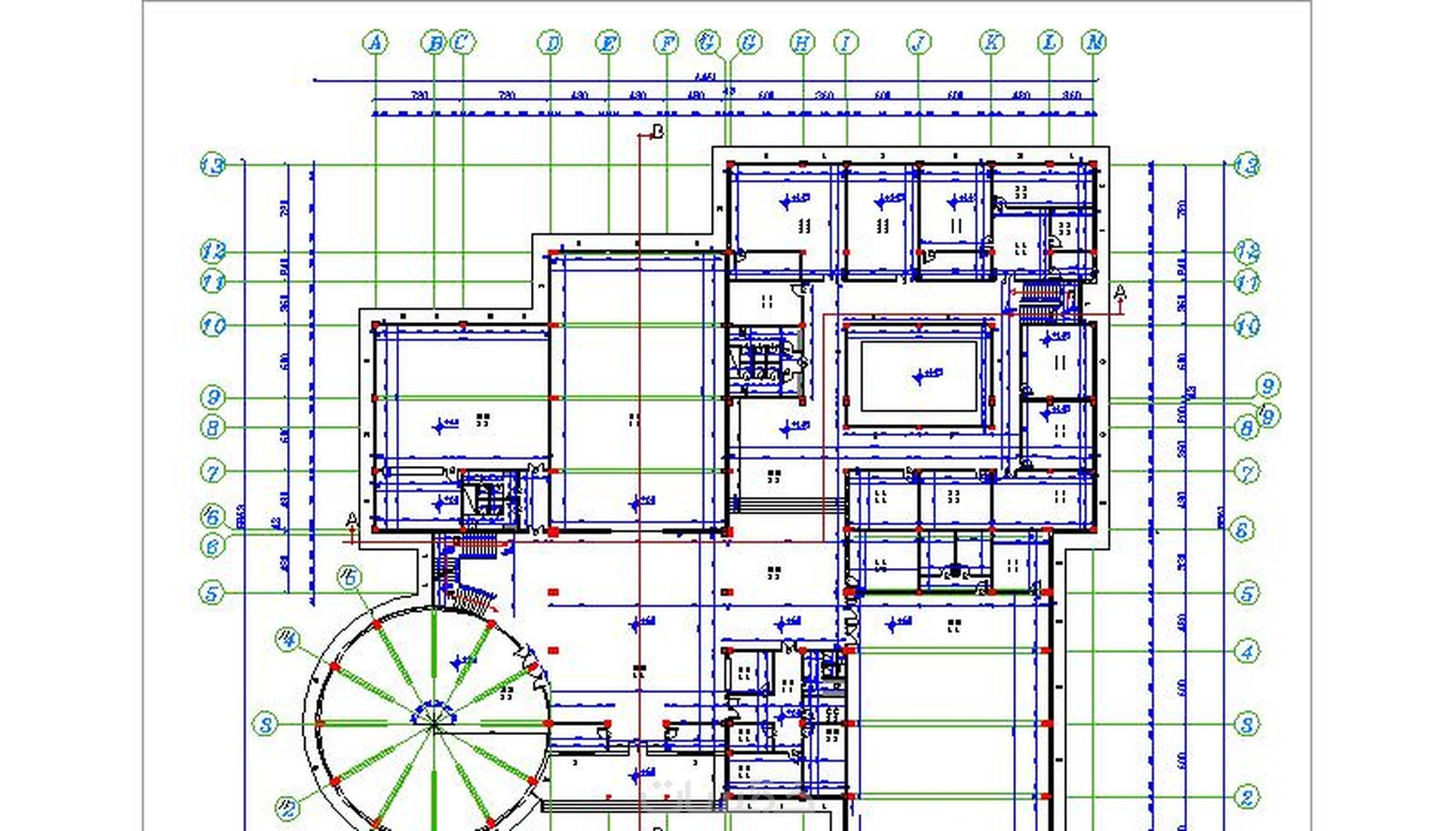 تصميم ورسم المخططات الهندسية المعمارية 2d خمسات