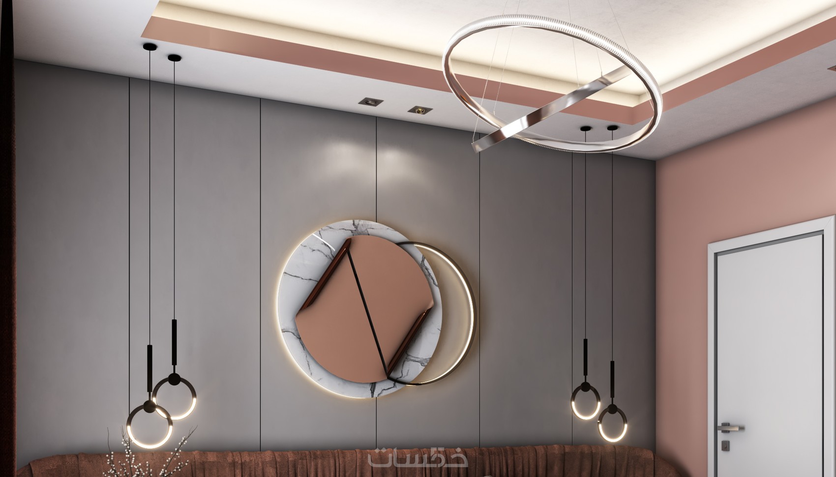 تصميم داخلى وديكورات 3D (غرفة النوم) Interior design - خمسات