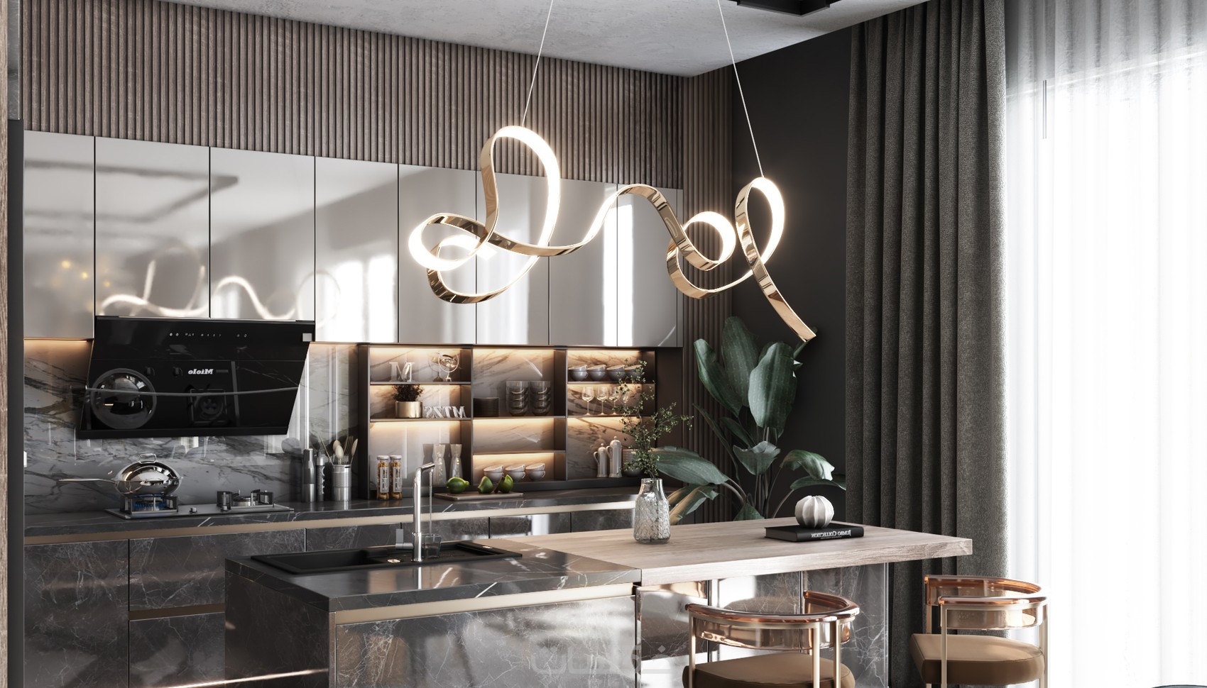 تصميم مطبخ kitchen design - خمسات
