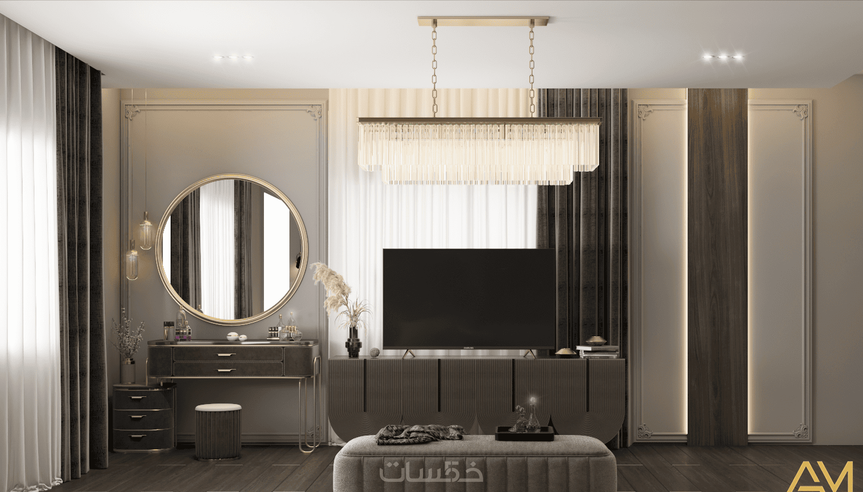 تصميم داخلي INTERIOR DESIGNER - خمسات