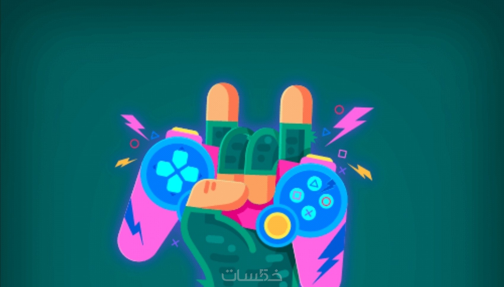 تصميم شعار ألعاب gaming logo لقنوات اليوتيوب و الصفحات - خمسات