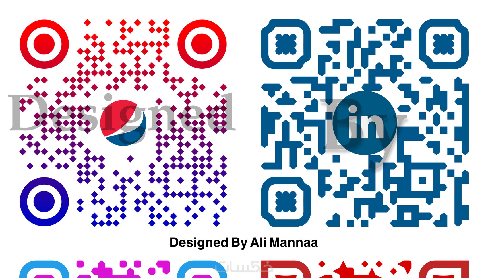 تصميم Qr Code بشكل مميز و بجودة عالية - خمسات