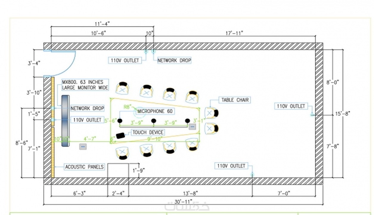 مهندس ديكور. رسم اوتوكاد وثري دي. Autocad Drafting &amp; 3dmax خمسات