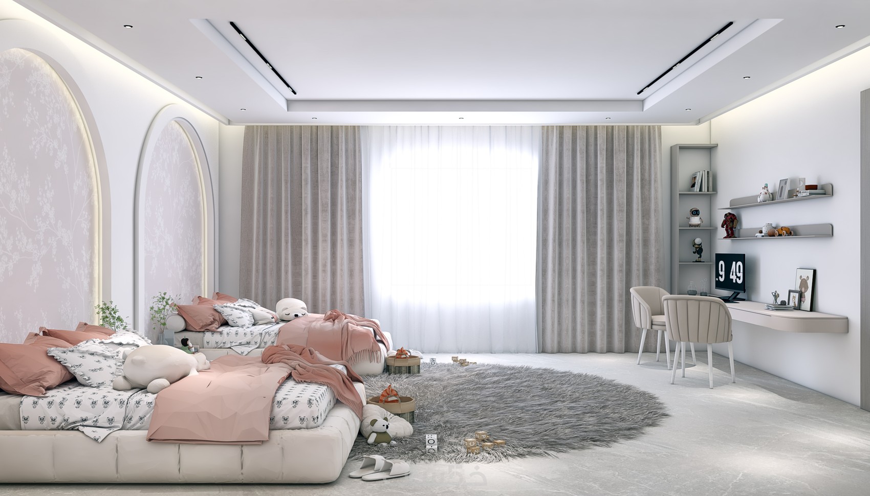 تصميم داخلي وخارجي فيلا شقق سكنية مكاتب عيادات شركات - خمسات
