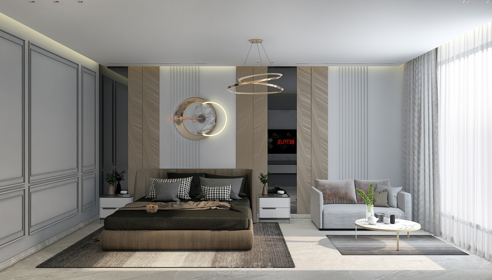 تصميم داخلي وخارجي فيلا شقق سكنية مكاتب عيادات شركات - خمسات