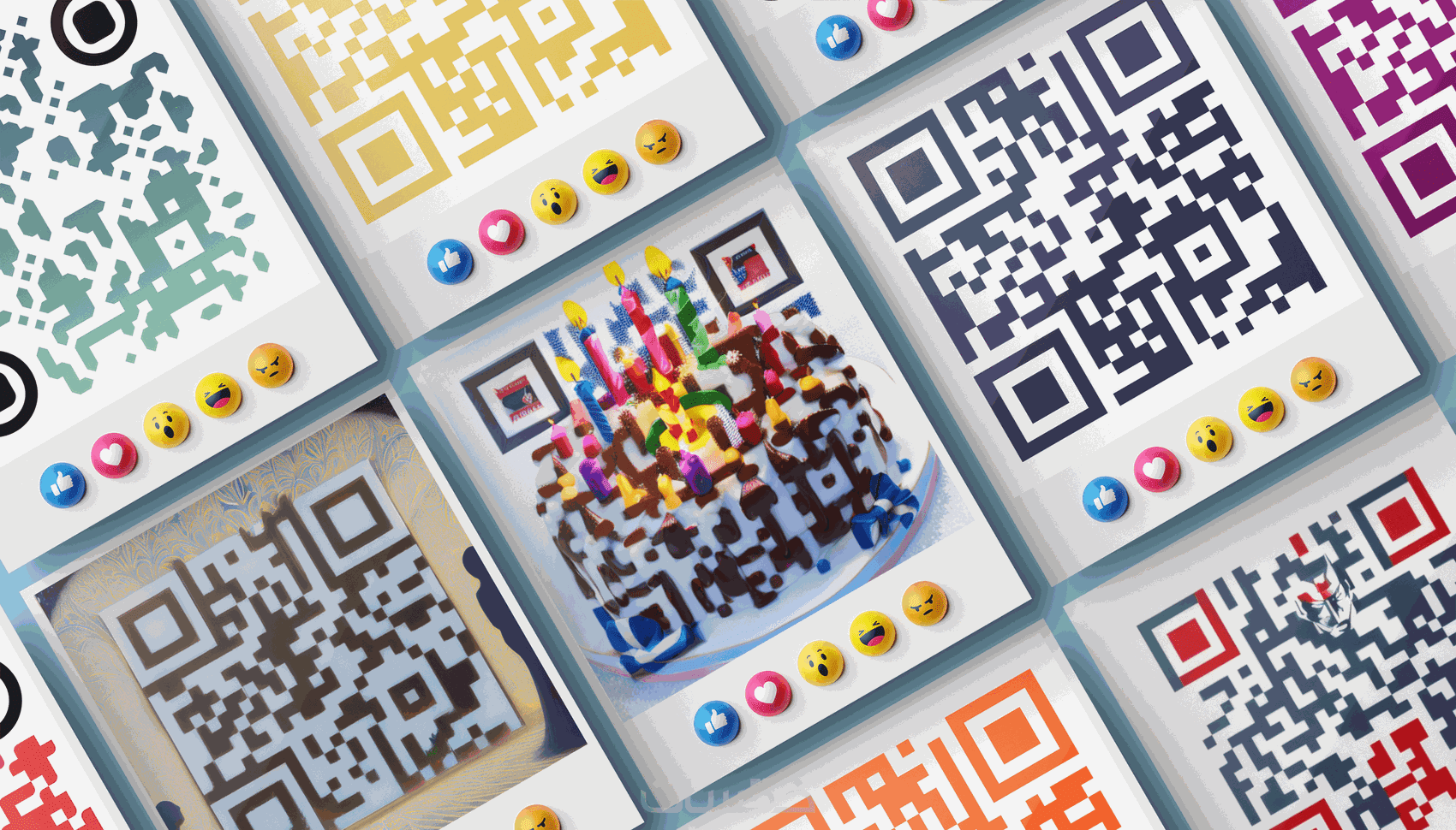 تصميم QR code بطريقة ملفتة للنظر وجميلة - خمسات