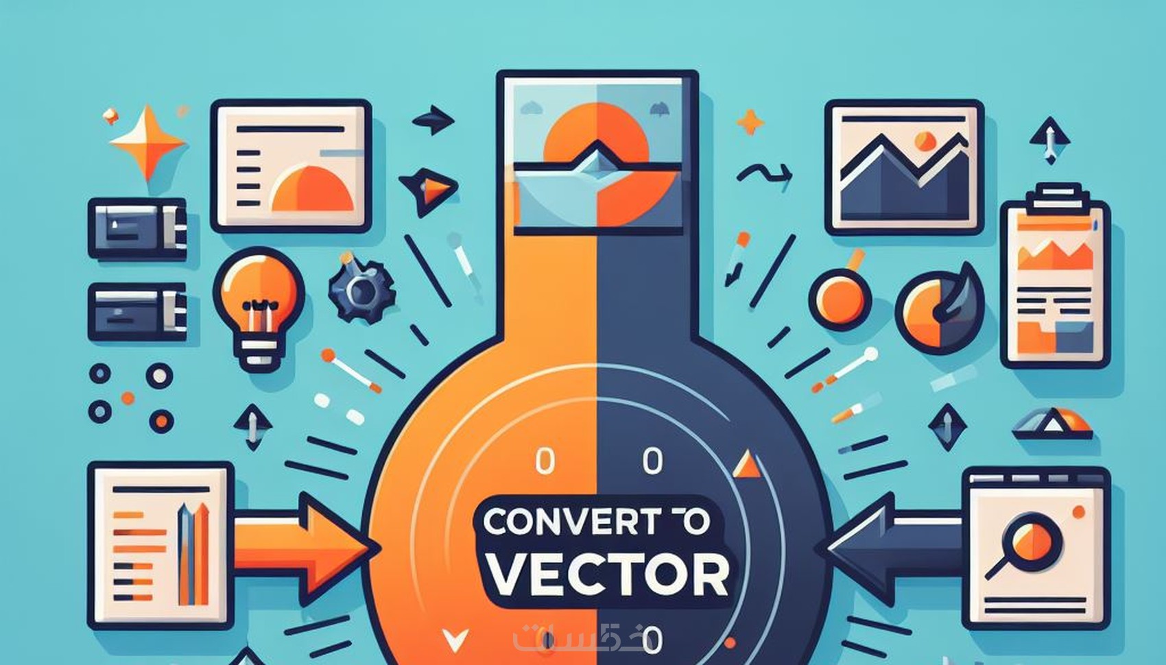 التحويل إلى vector بدقة عالية - خمسات