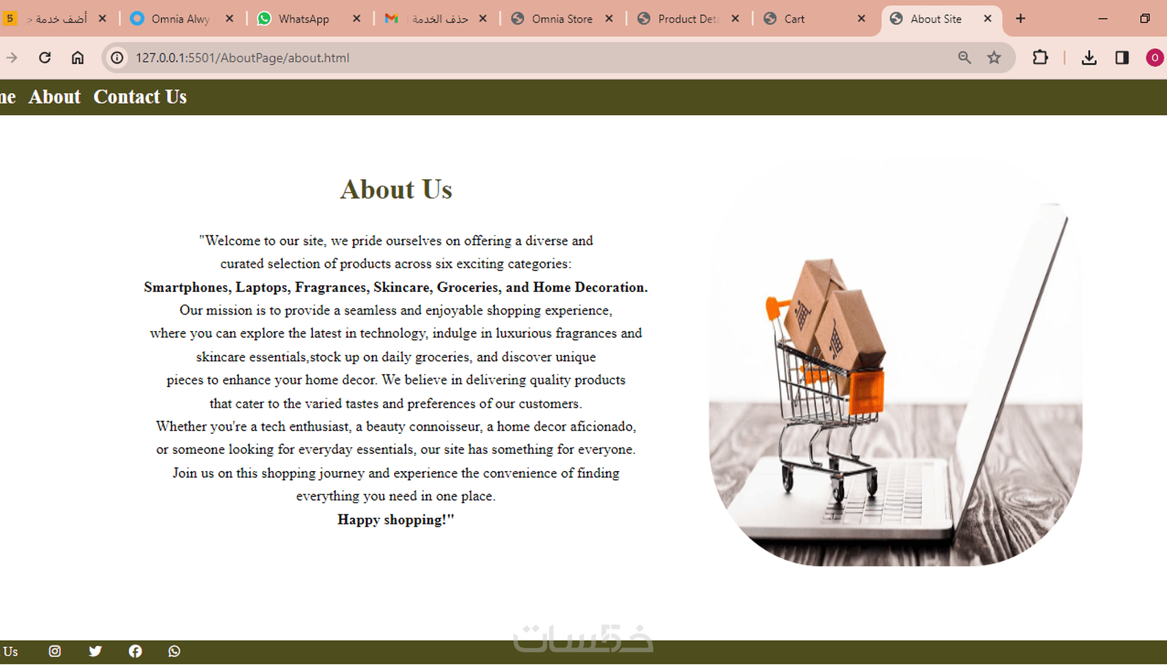 برمجه وتعديل الموقع بلغه html CSS JavaScript - خمسات
