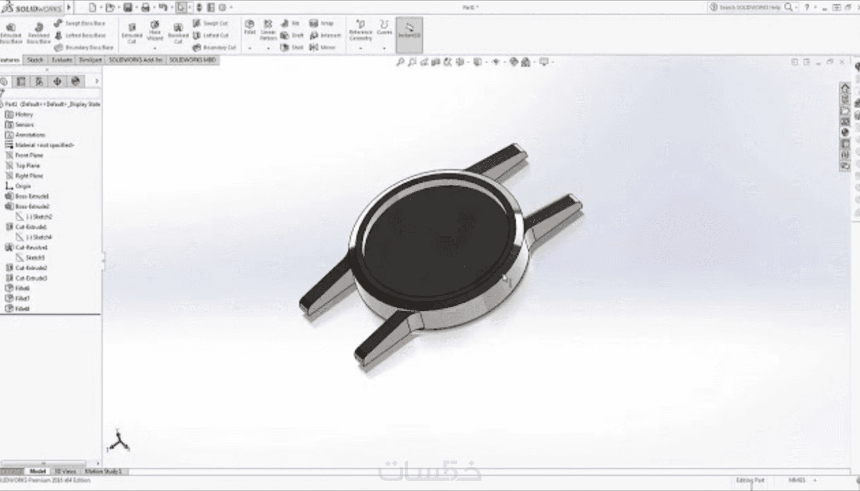 تصميم نماذج ثلاثية الأبعاد احترافية بإستخدام Solidworks خمسات