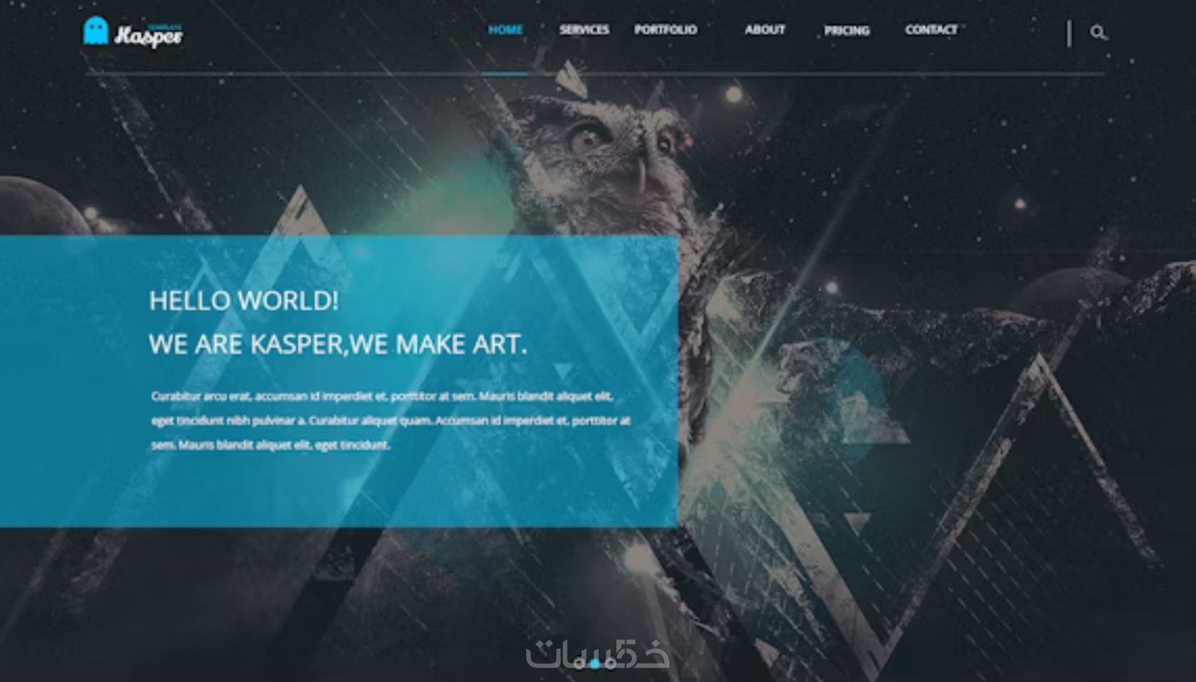 تصميم واجهة بإستخدام HTML,CSS - خمسات