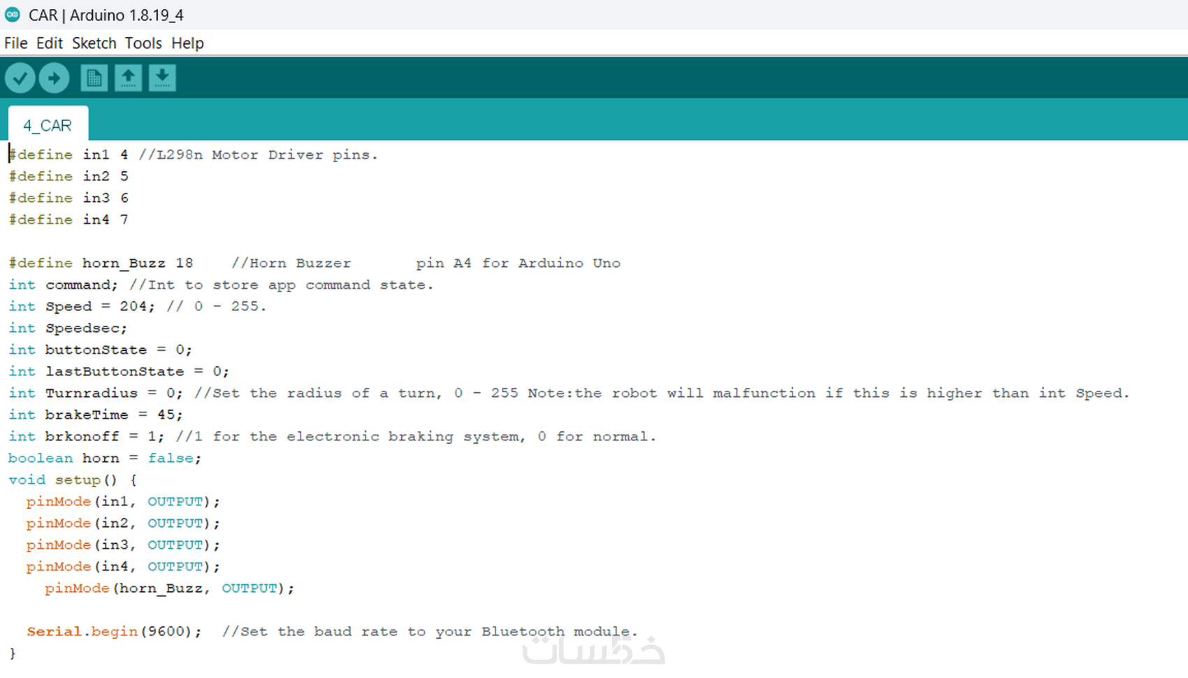 انشاء مشاريع برمجة الاردوينو Arduino و C++ - خمسات