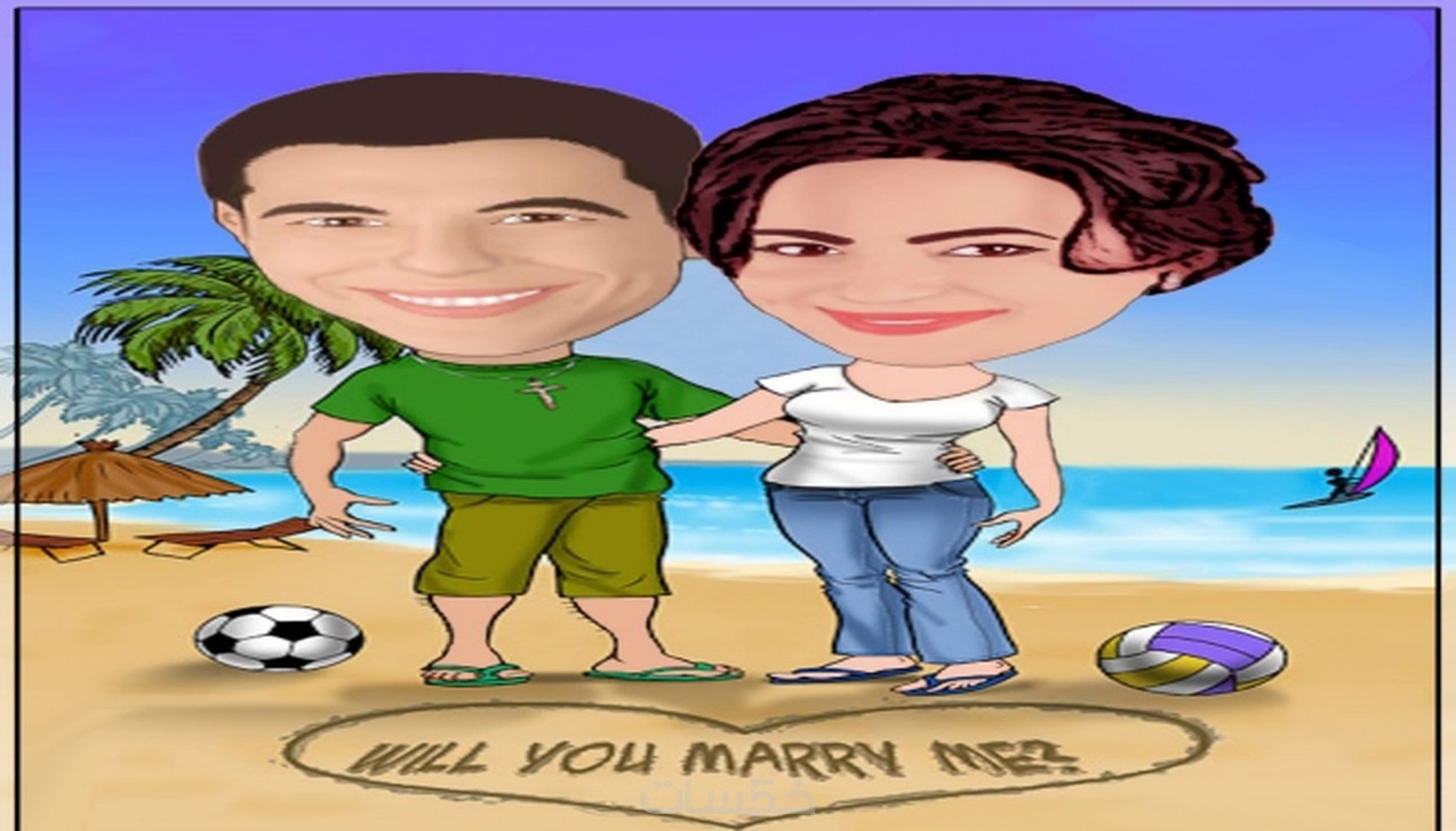 تصميم صور كرتونية كروت افراح صور فرديه و جماعيه لك خمسات