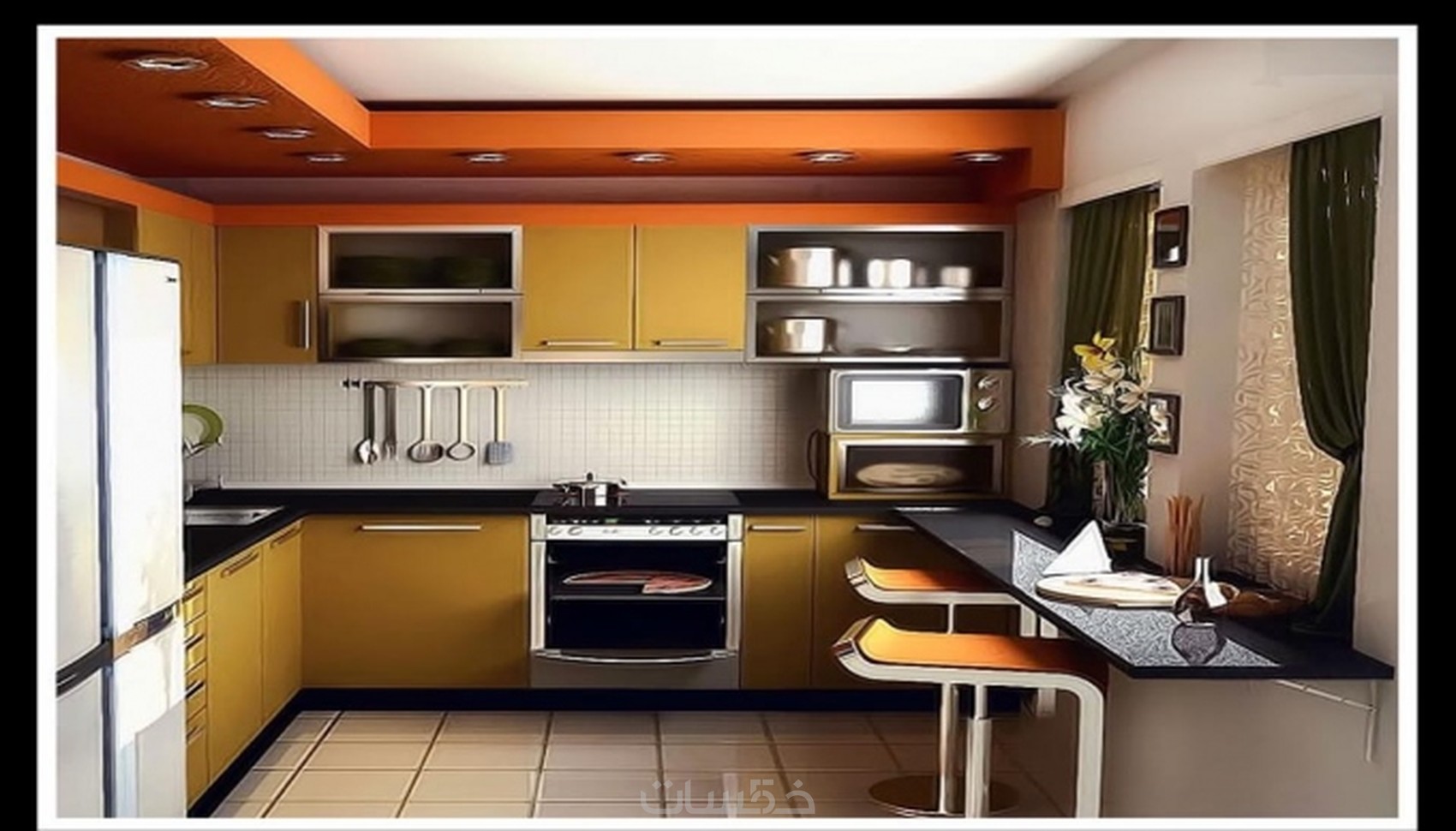 تصميم المطابخ على ثري دي 3D خمسات