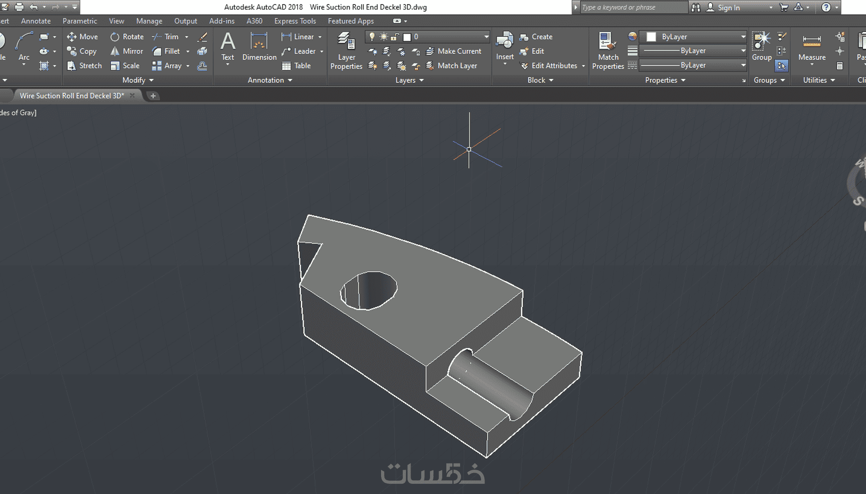 Solid works & AutoCAD 2d&3d تشمل الخدمة: تصميم و نمذجة 3d mo - خمسات