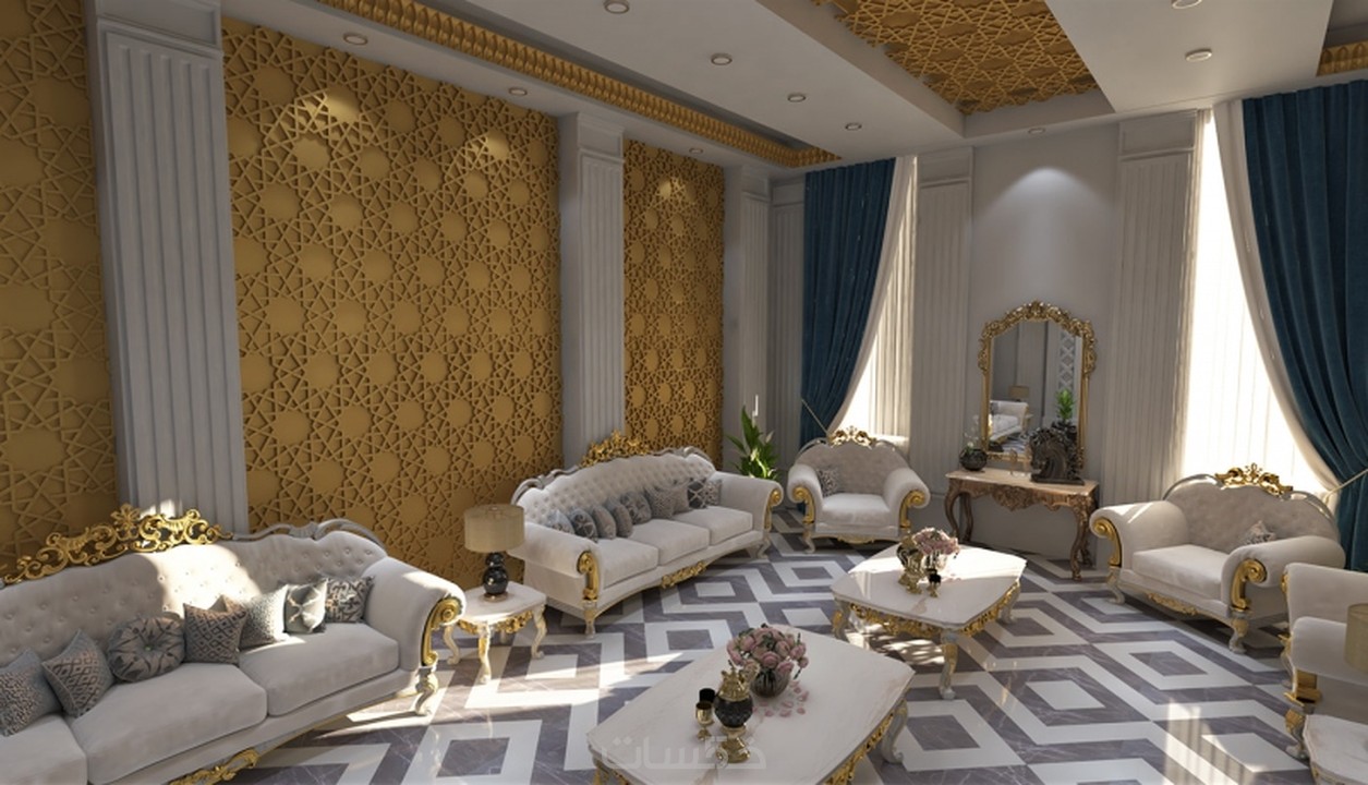 تصميم داخلي 3d max خمسات