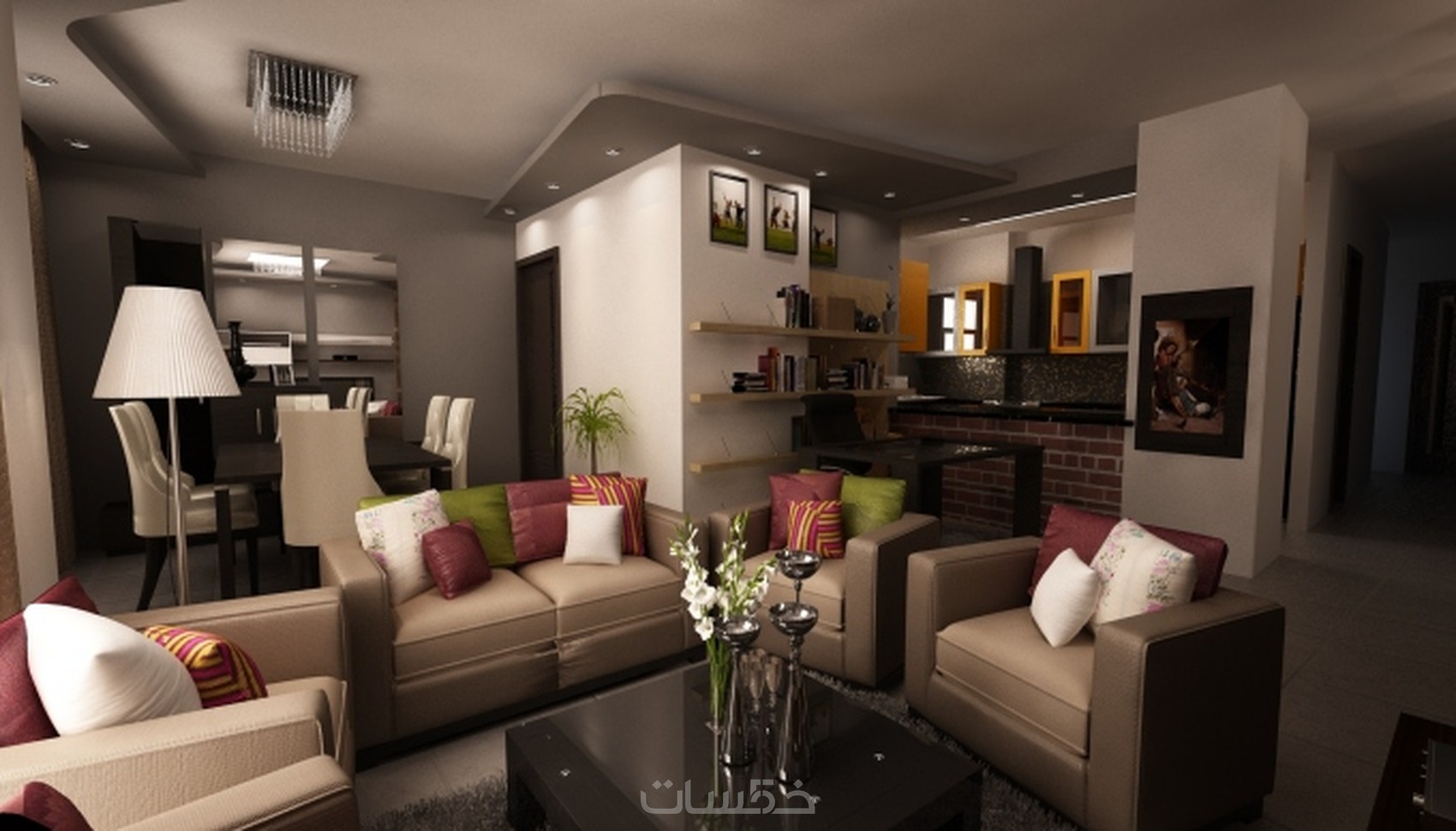 تصميم داخلى و ديكور و تصميم خارجي و لاند سكيب خمسات