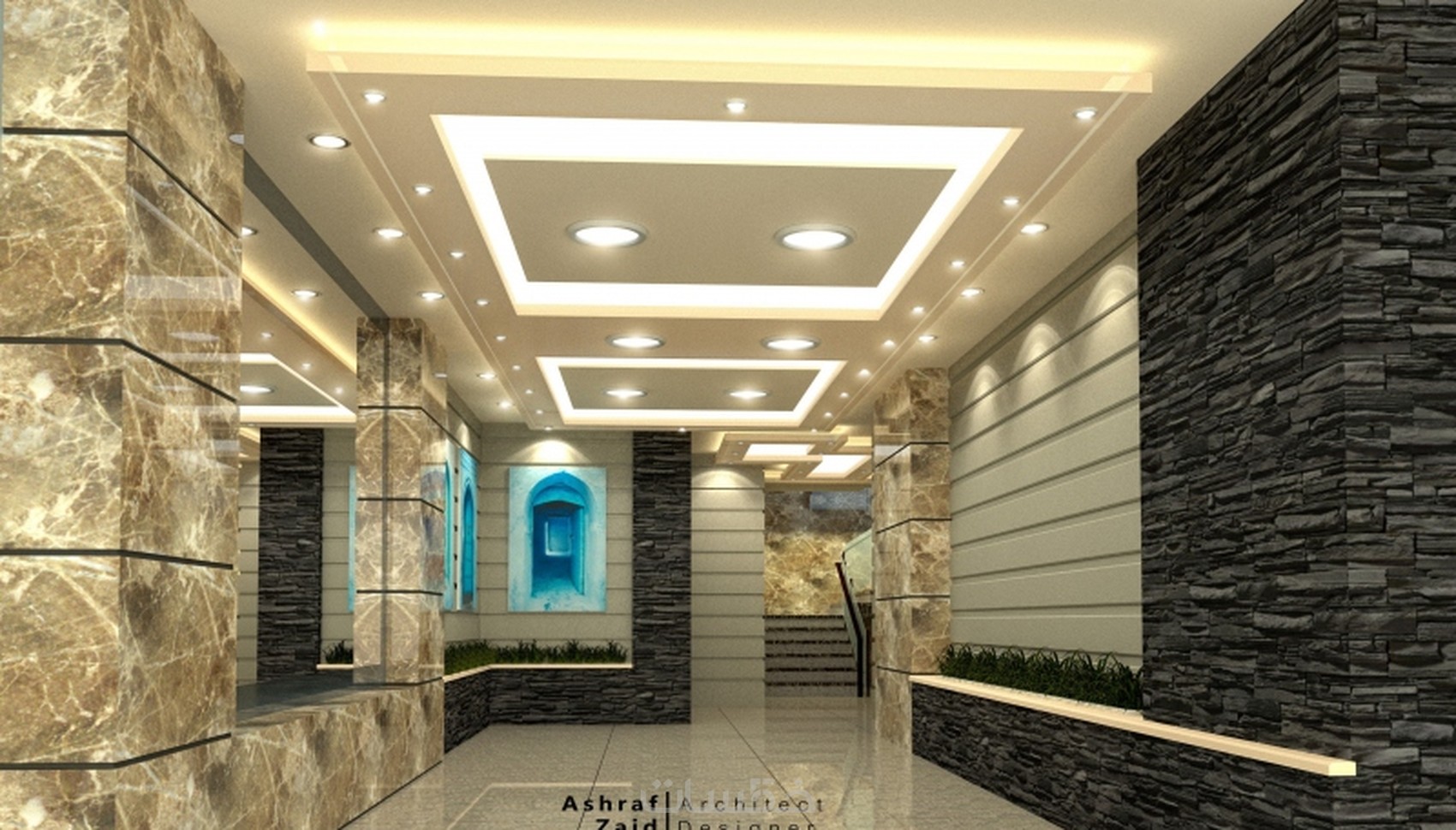 تصميمات معمارية و ديكورات داخلية وخارجية مقابل 5 دولار لـ (5 متر مربع