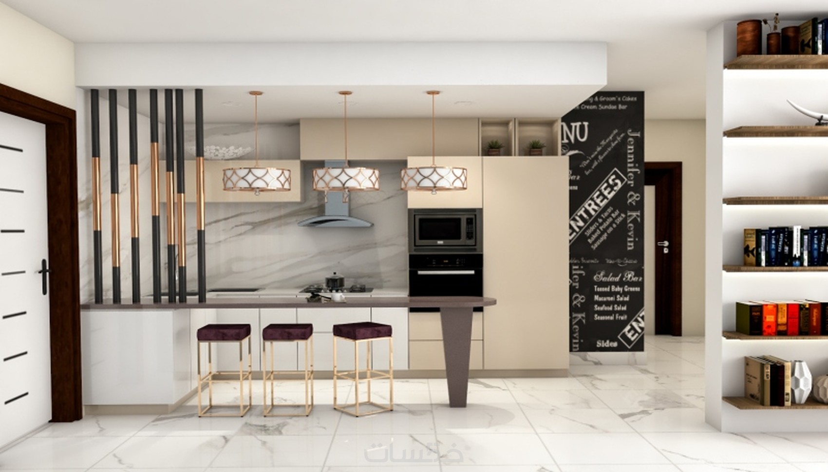 تصميم مطابخ عاليه الجوده باحدث المواد خمسات