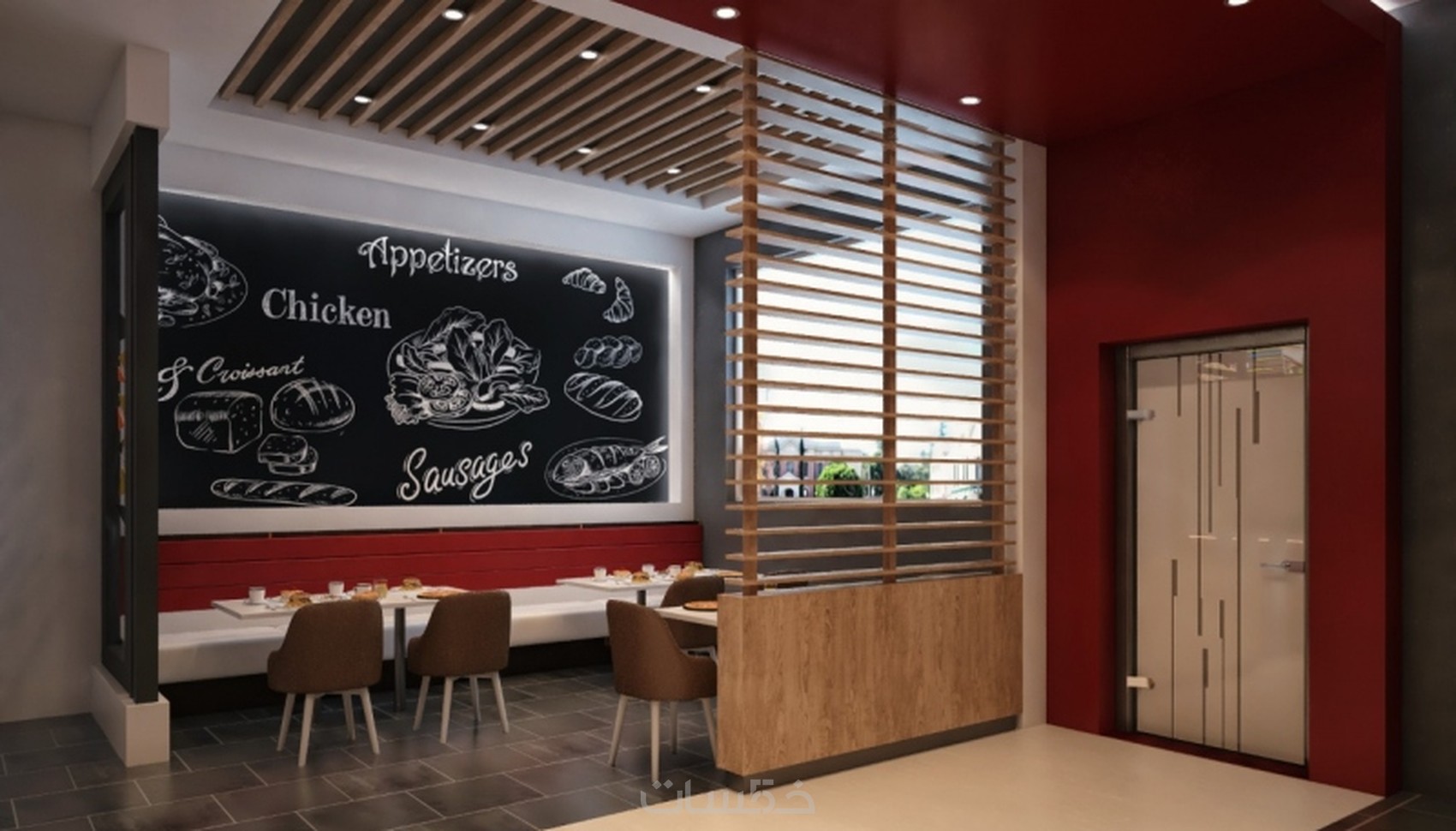 تصميم 3D داخلى (ديكور) للفراغات المعمارية للمترالمربع خمسات